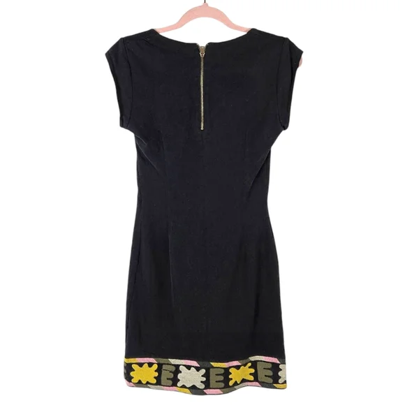 French Connection Colorful Embroidered Bodycon Dress - Picture 3 of 12